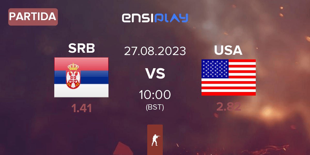 Partida Serbia SRB vs United States of America USA | 27.08