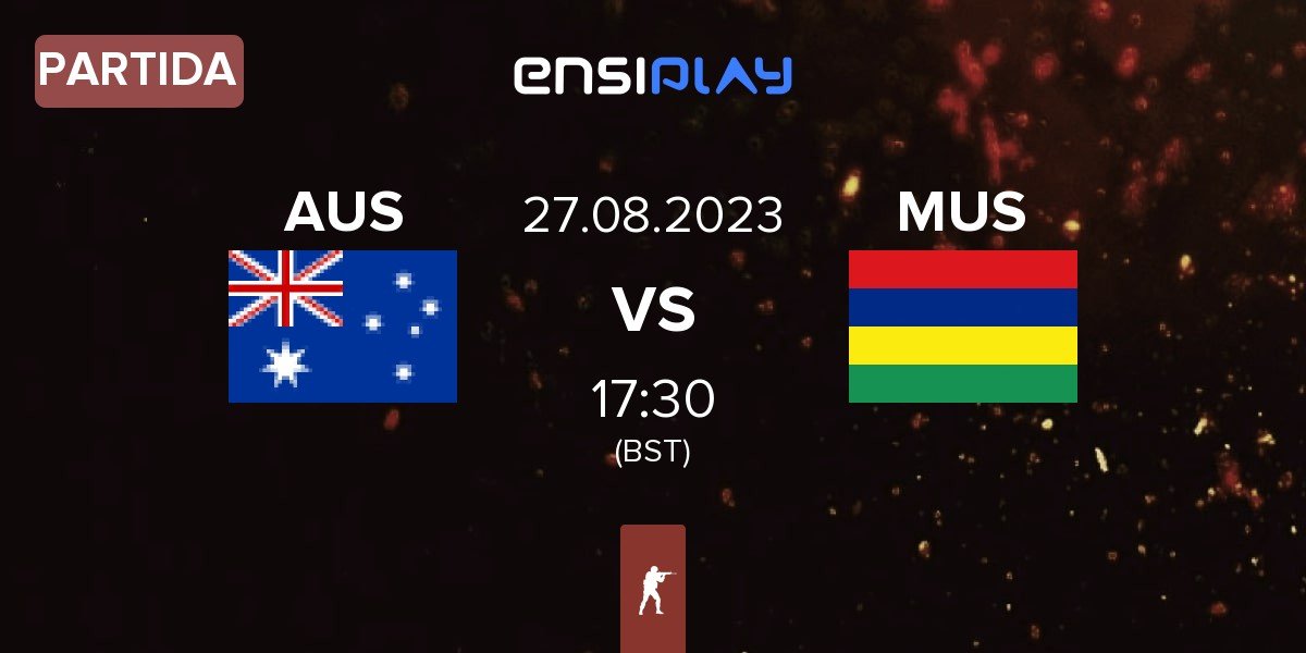 Partida Australia AUS vs Mauritius MUS | 27.08