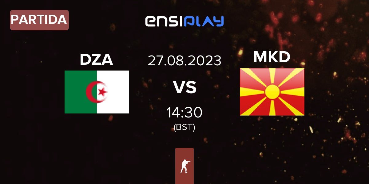 Partida Algeria DZA vs North Macedonia MKD | 27.08