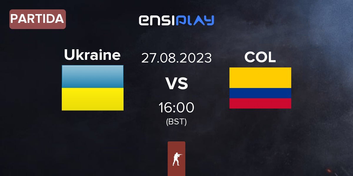 Partida Ukraine UKR vs Colombia COL | 27.08