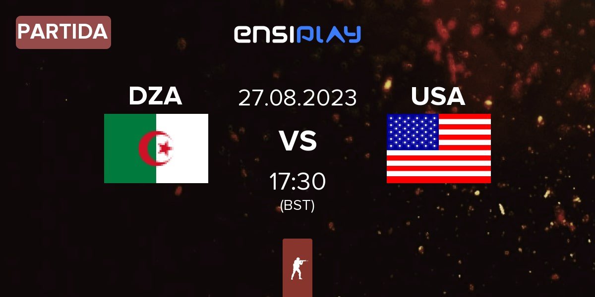 Partida Algeria DZA vs United States of America USA | 27.08
