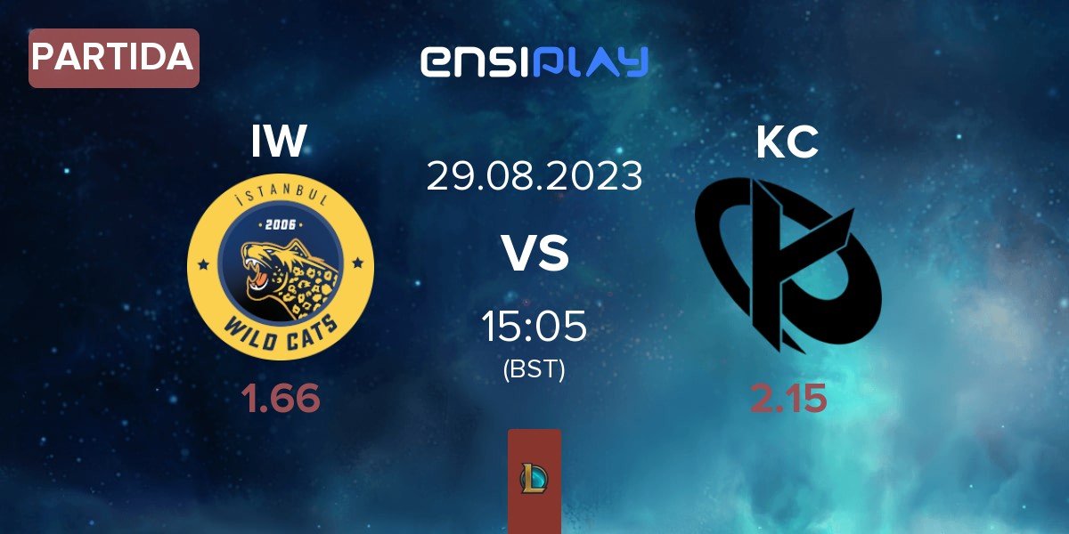 Partida Istanbul Wildcats IW vs Karmine Corp KC | 29.08
