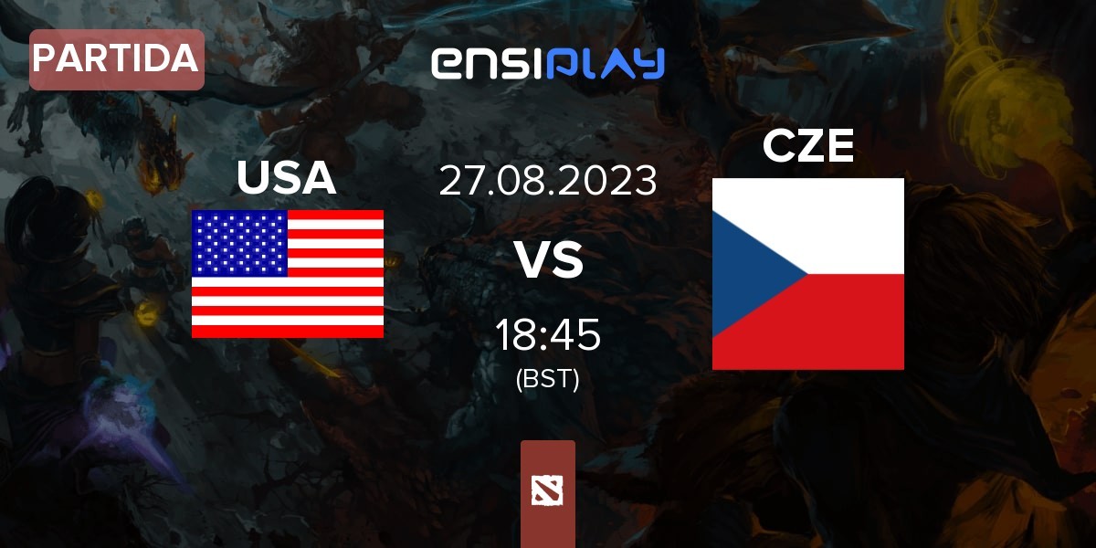 Partida United States USA vs Czech Republic CZE | 27.08