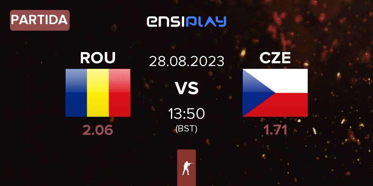 Partida Romania ROU vs Czech Republic CZE | 28.08