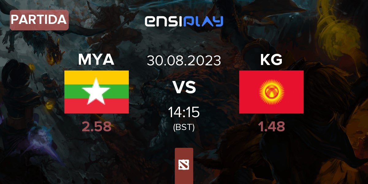 Partida Myanmar MYA vs Kyrgyzstan KG | 30.08