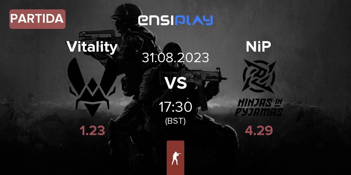 Partida Team Vitality Vitality vs Ninjas in Pyjamas NiP | 31.08