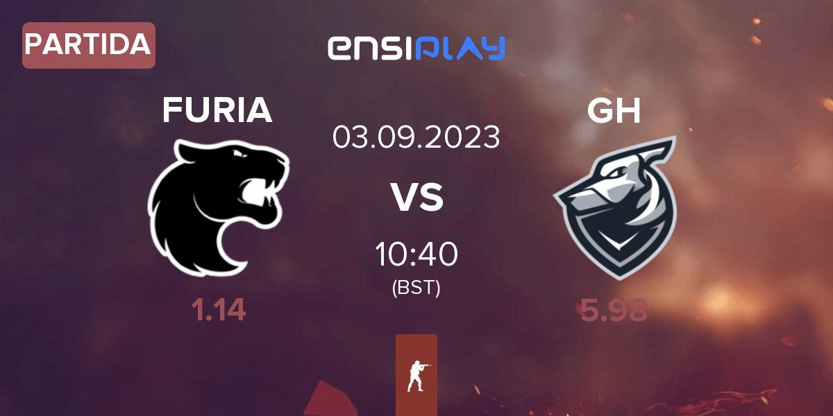 Partida FURIA Esports FURIA vs Grayhound Gaming GH | 03.09