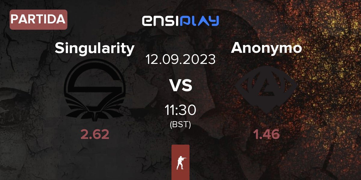 Partida Team Singularity Singularity vs Anonymo Esports Anonymo | 12.09