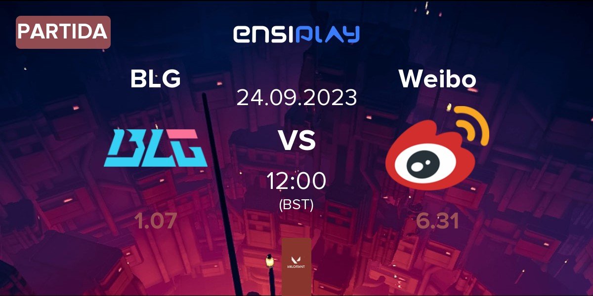 Partida Bilibili Gaming BLG vs Team Weibo Weibo | 24.09