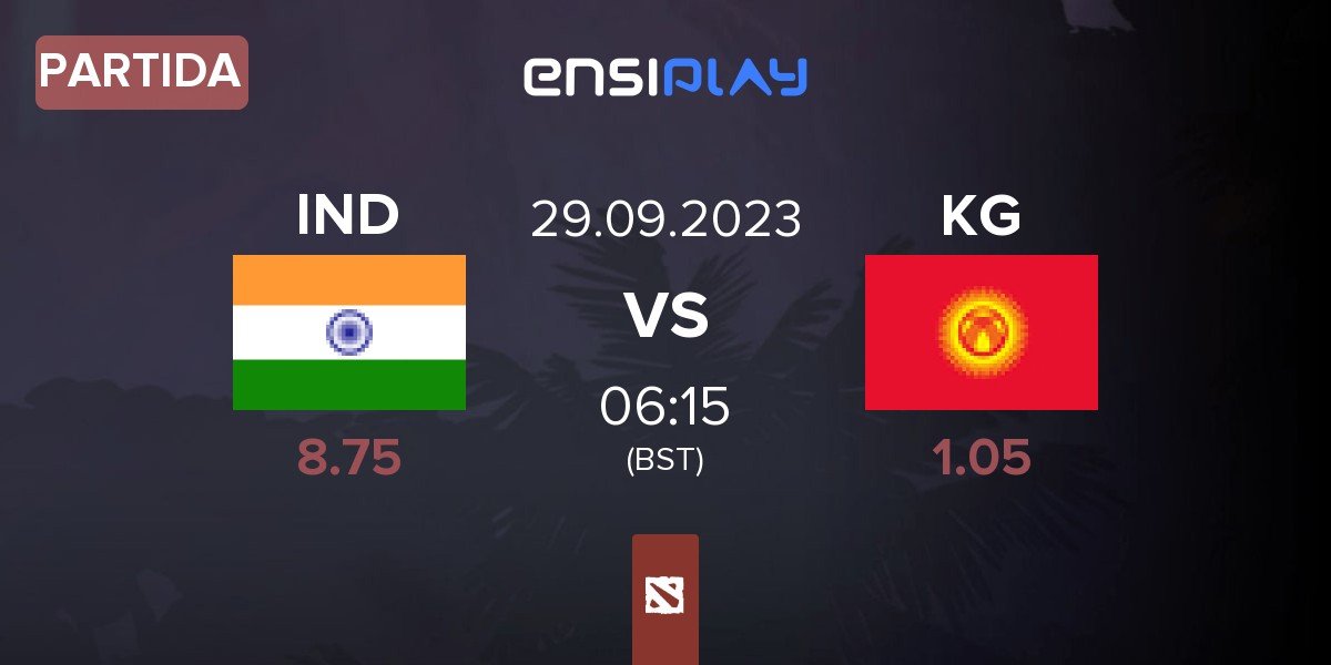 Partida India IND vs Kyrgyzstan KG | 29.09