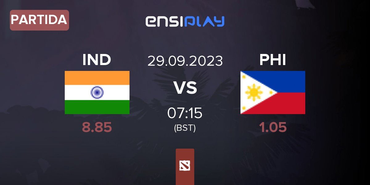 Partida India IND vs Philippines PHI | 29.09