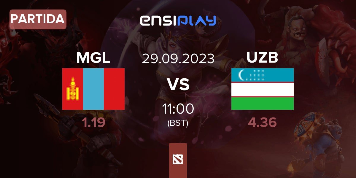 Partida Mongolia MGL vs Uzbekistan UZB | 29.09