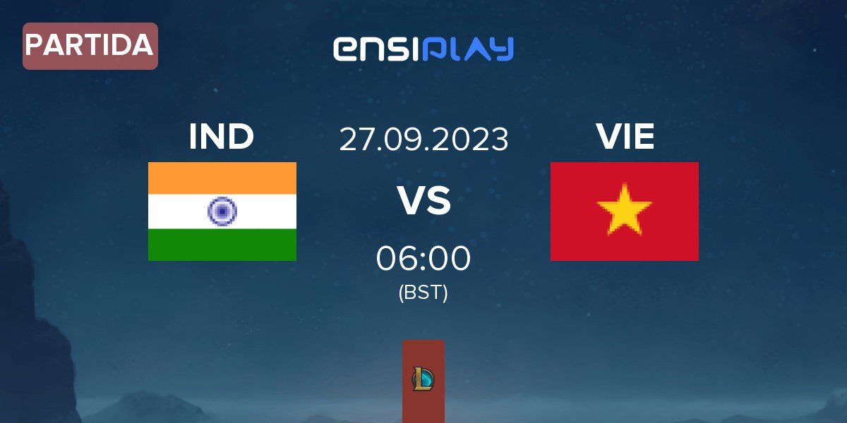 Partida India IND vs Vietnam VIE | 27.09
