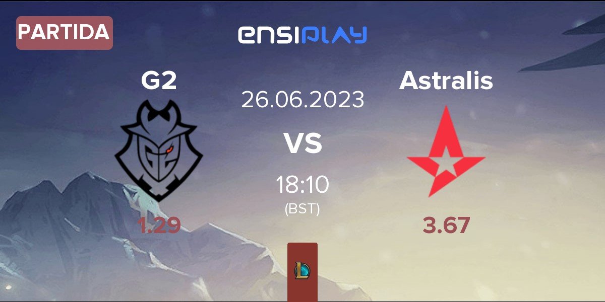 Partida G2 Esports G2 vs Astralis | 26.06