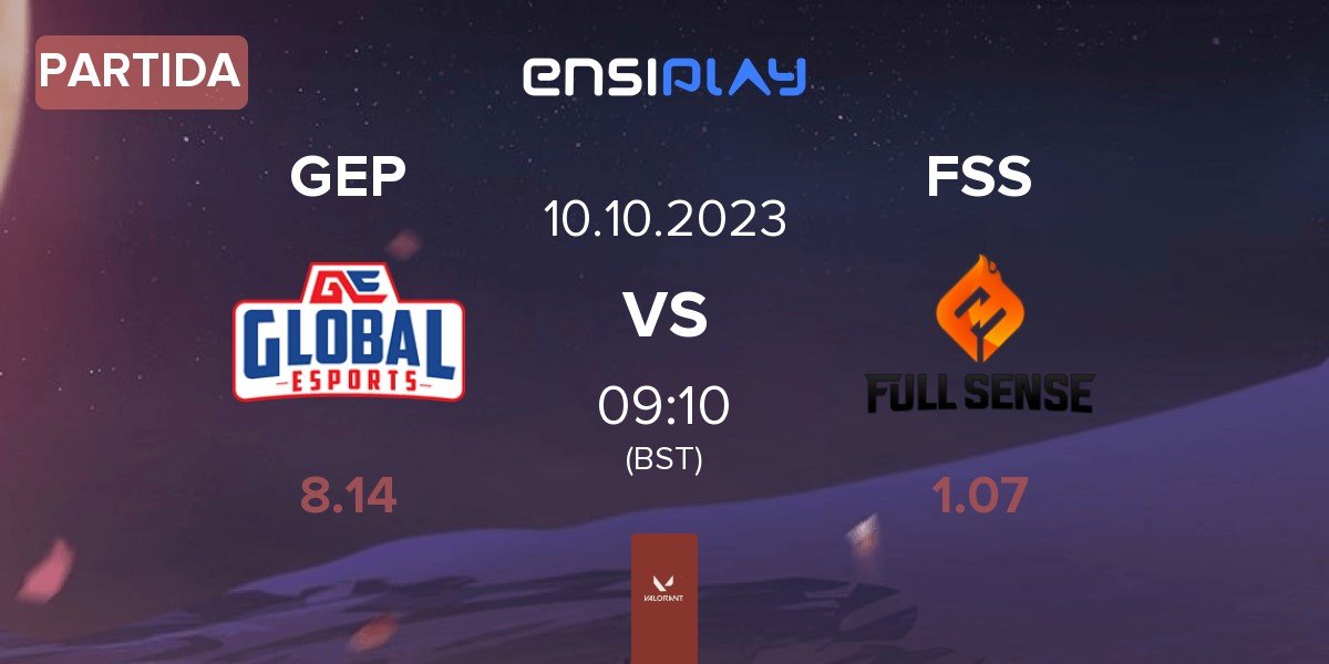 Partida Global Esports Phoenix GEX vs Full Sense Sapphire FSS | 10.10