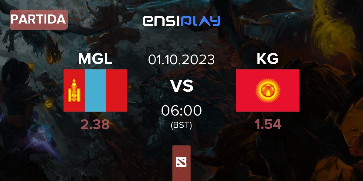 Partida Mongolia MGL vs Kyrgyzstan KG | 01.10