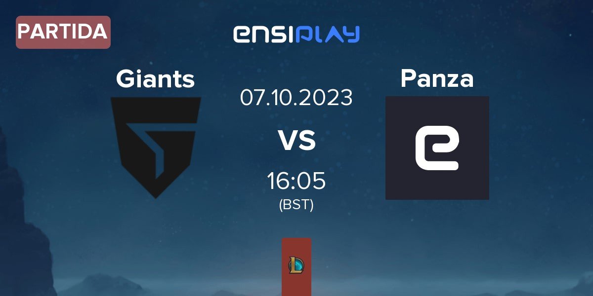 Partida Giants GIA vs Panza PNZ | 07.10