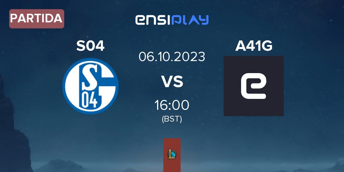Partida FC Schalke 04 Esports S04 vs All for One Gaming A41G | 06.10