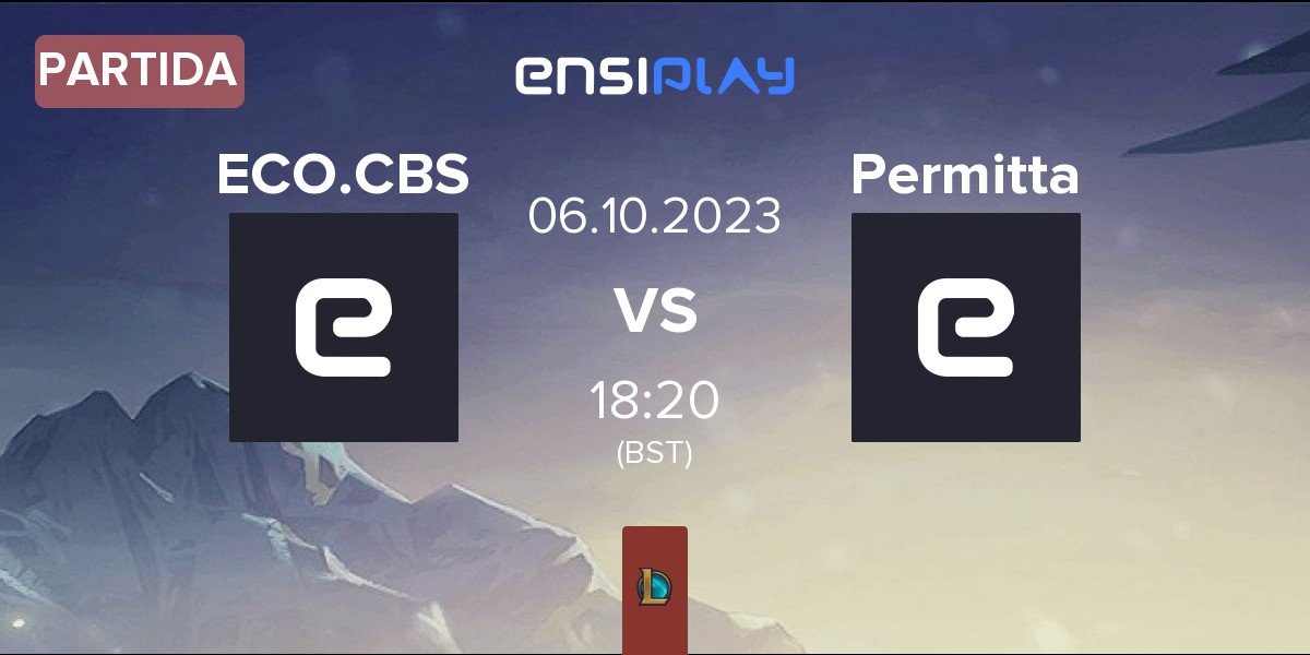 Partida ESports Cologne CBS ECO.CBS vs Permitta eSports Permitta | 06.10