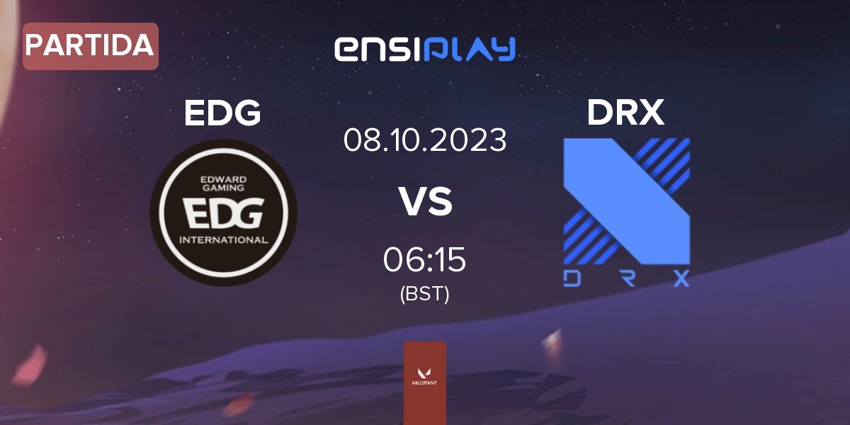 Partida Edward Gaming EDG vs DRX | 08.10