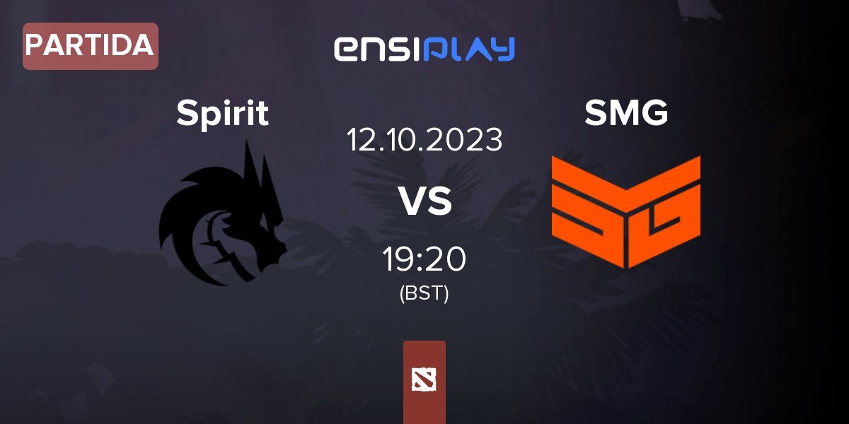 Partida Team Spirit Spirit vs Team SMG SMG | 12.10