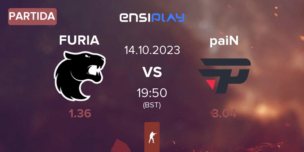 Partida FURIA Esports FURIA vs paiN Gaming paiN | 14.10