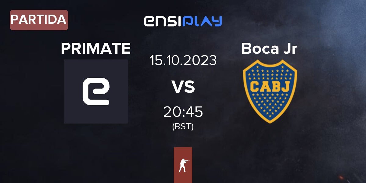 Partida PRIMATE vs Boca Juniors Boca Jr | 15.10