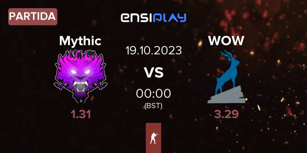 Partida Mythic vs WITHOUT WARNING WOW | 18.10