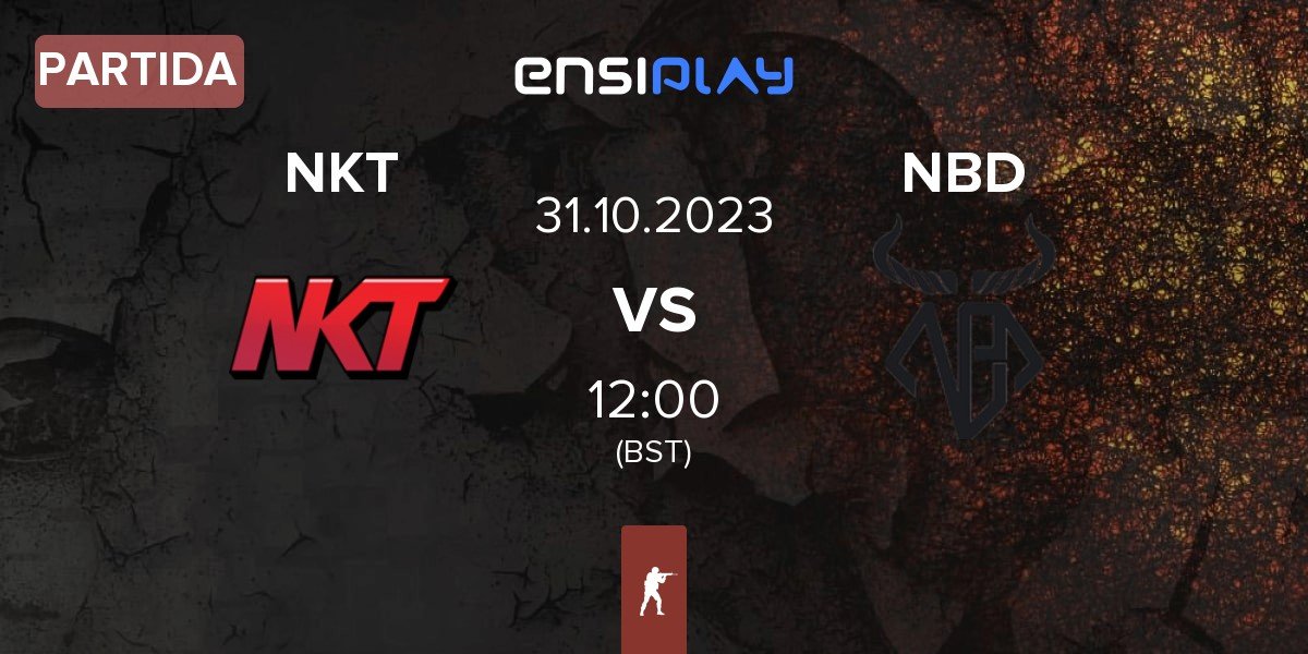 Partida Team NKT NKT vs Noobs But Diligent NBD | 31.10