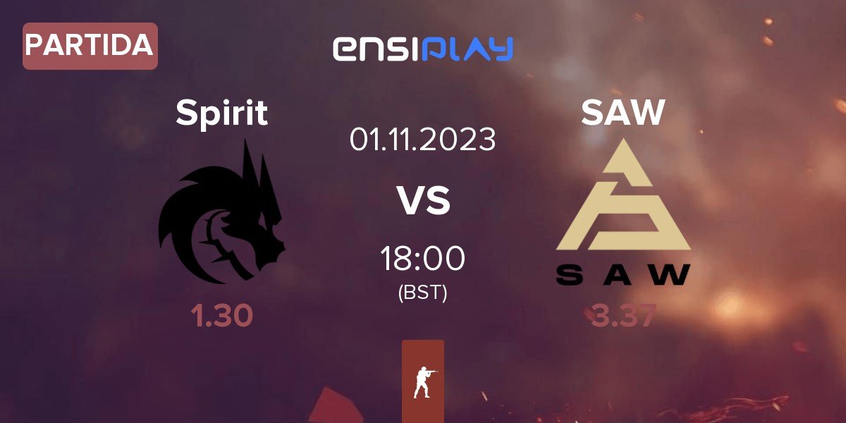 Partida Team Spirit Spirit vs SAW | 01.11