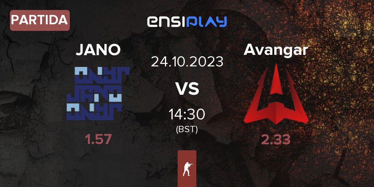 Partida JANO Esports JANO vs Avangar | 24.10