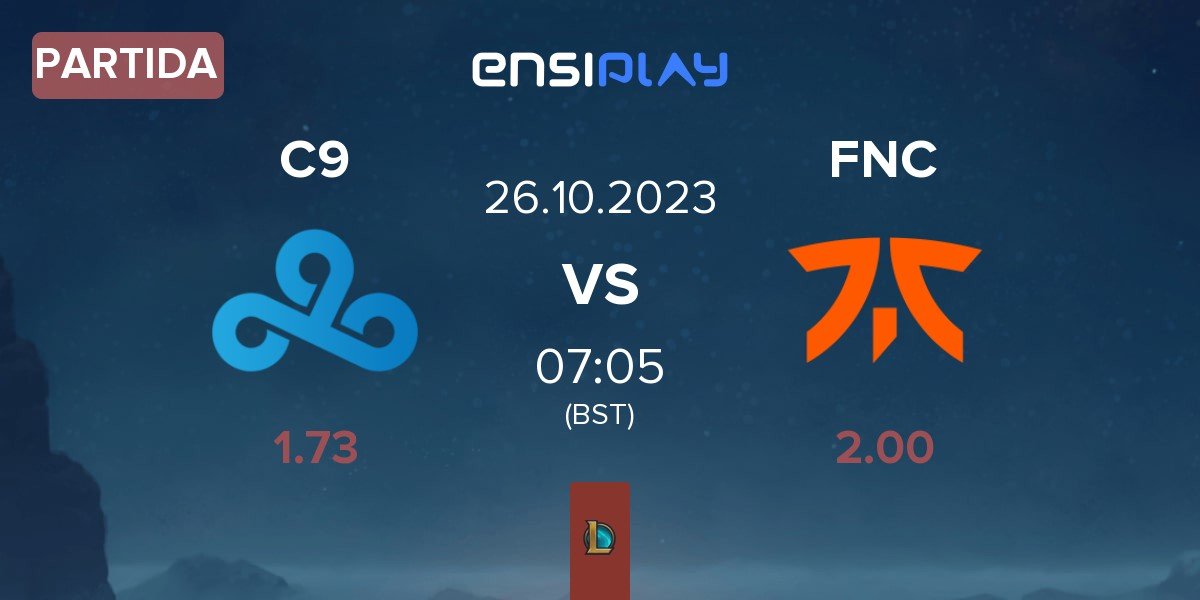 Partida Cloud9 C9 vs Fnatic FNC | 26.10