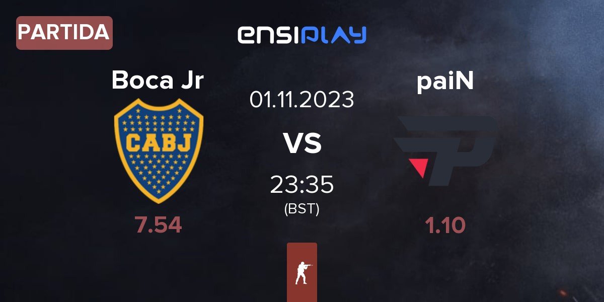 Partida Boca Juniors Boca Jr vs paiN Gaming paiN | 01.11