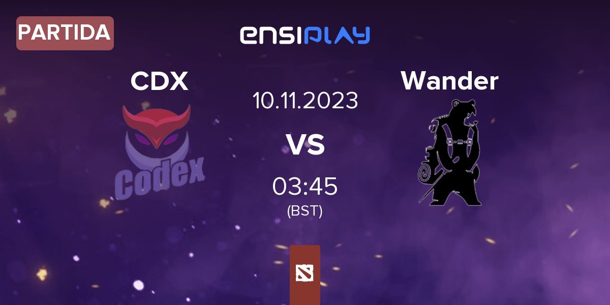 Partida CODEX CDX vs Wanderlust Wander | 10.11