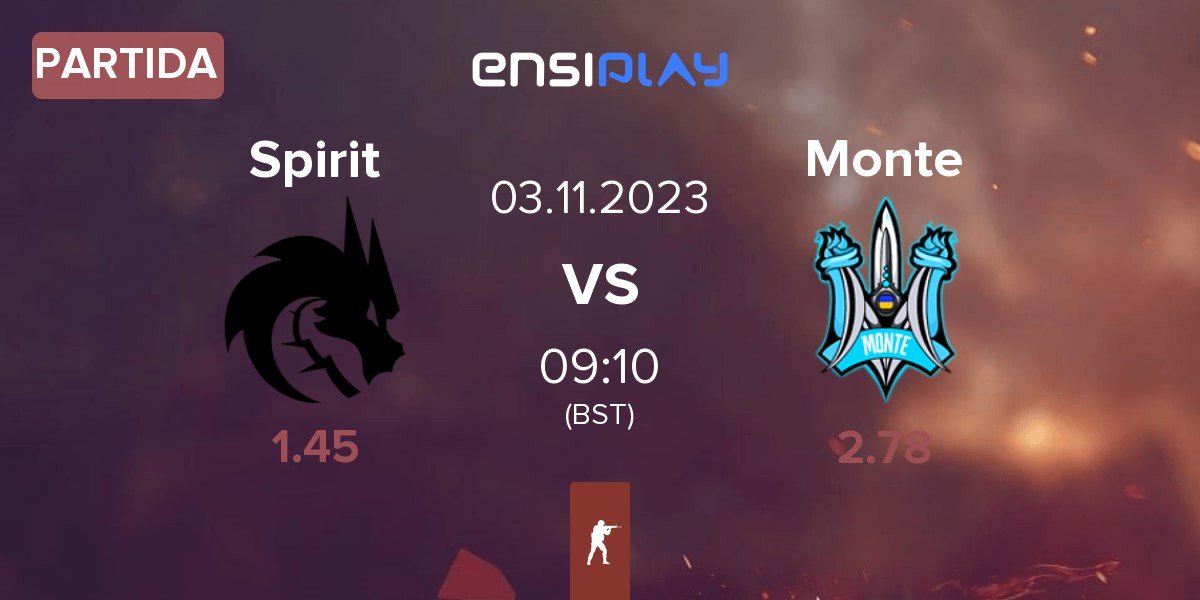 Partida Team Spirit Spirit vs Monte | 03.11