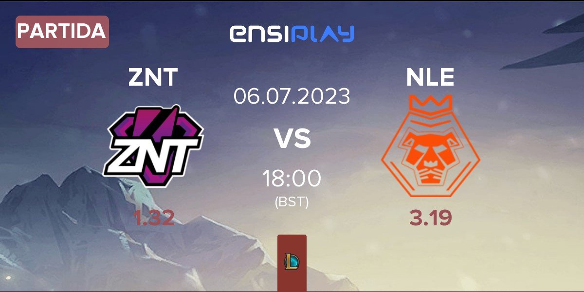 Partida ZennIT ZNT vs Northern Lions Esports NLE | 06.07