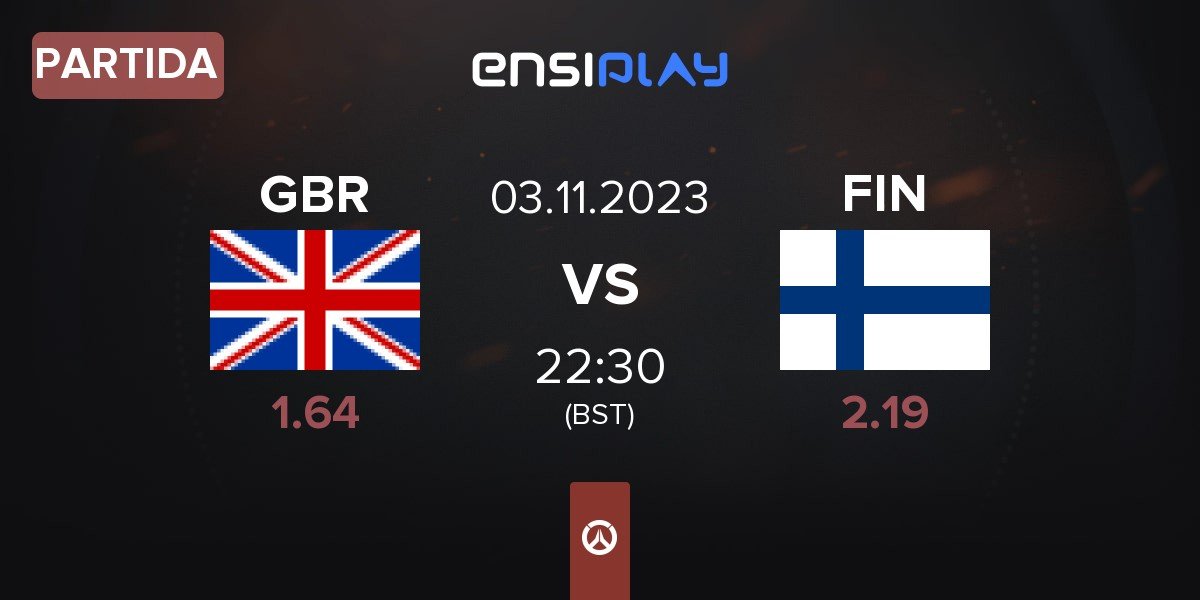 Partida United Kingdom GBR vs Finland FIN | 03.11