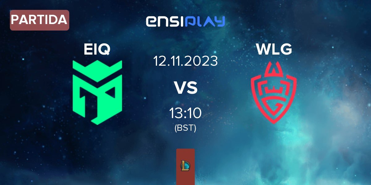 Partida Entropiq EIQ vs WLGaming Esports WLG | 12.11