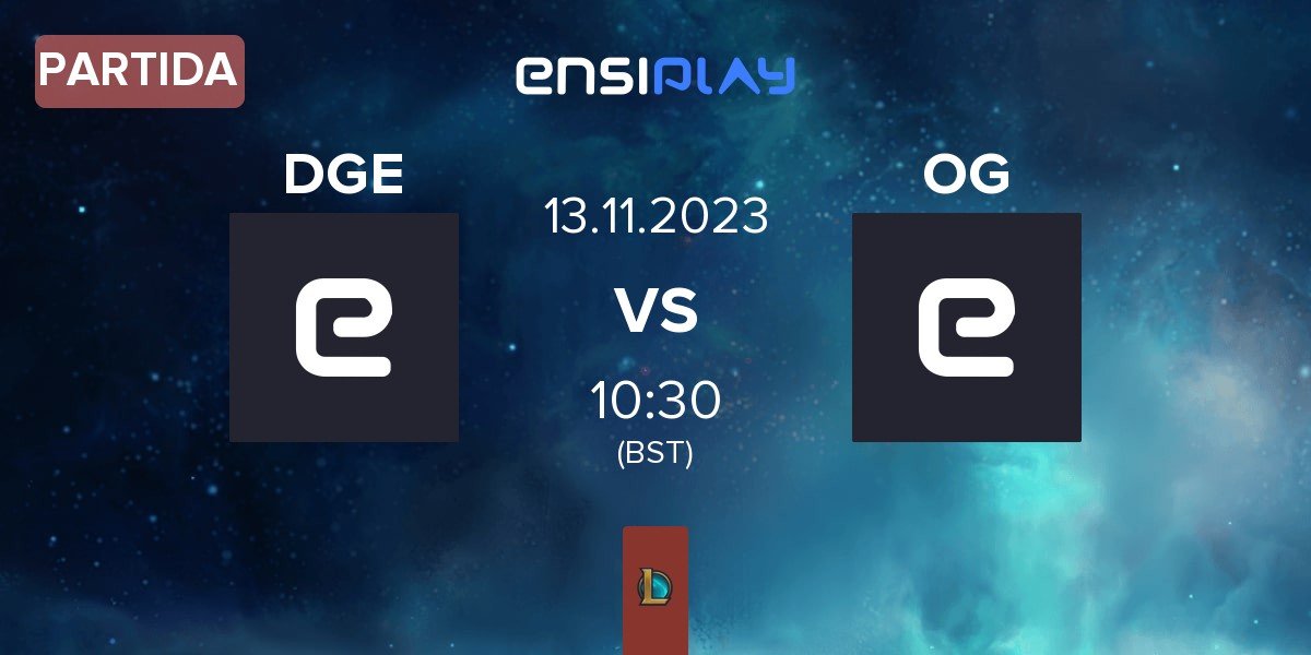 Partida DG Esports DGE vs Original Gaming OG | 13.11