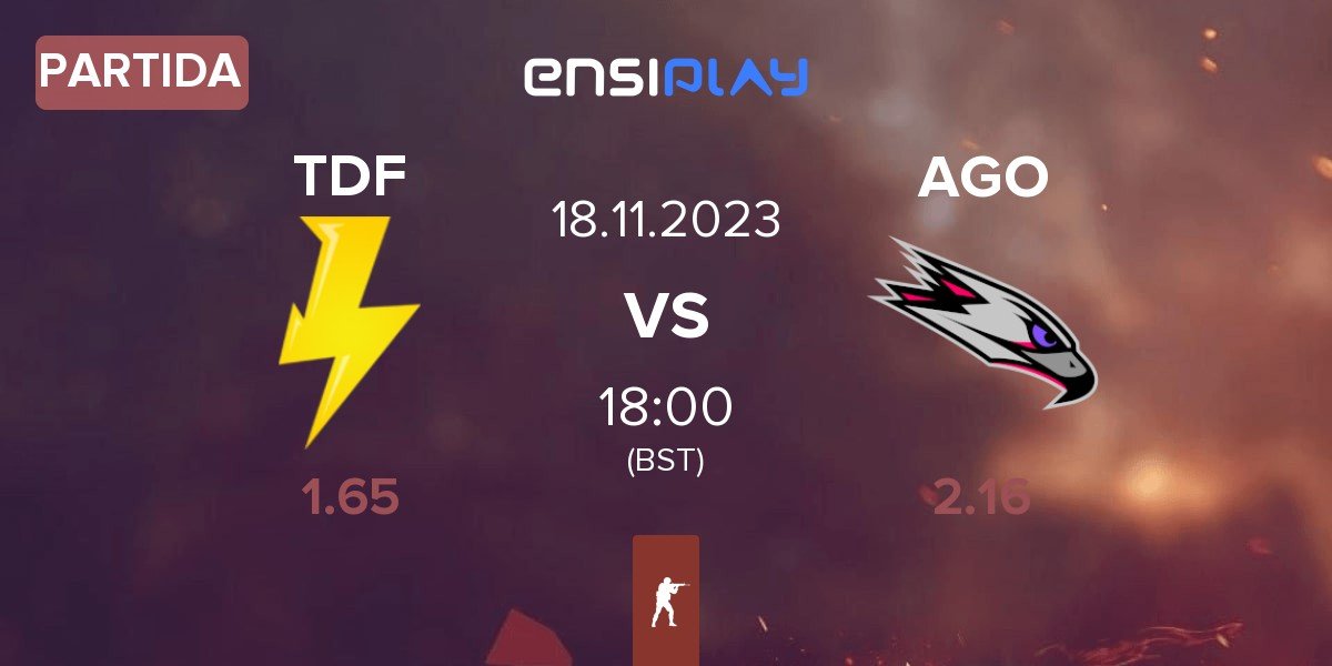 Partida ThunderFlash TDF vs AGO Esports AGO | 18.11