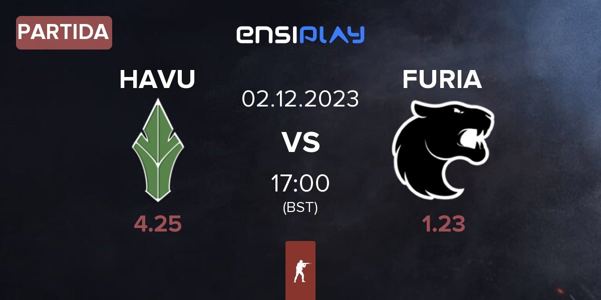 Partida HAVU Gaming HAVU vs FURIA Esports FURIA | 02.12