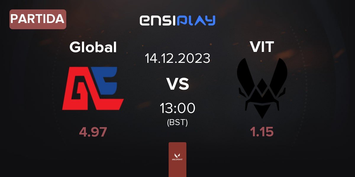 Partida Global Esports Global vs Team Vitality VIT | 14.12