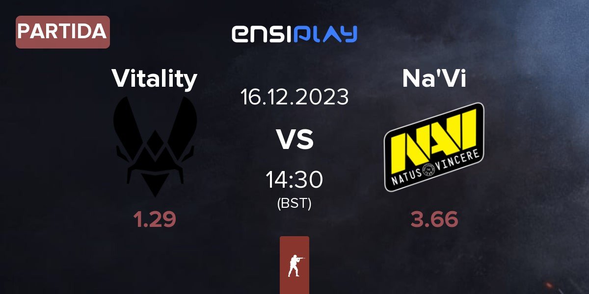 Partida Team Vitality Vitality vs Natus Vincere Na'Vi | 16.12