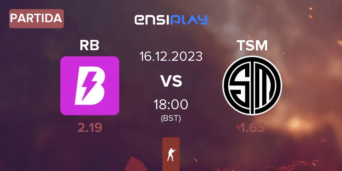 Partida RUSH B RB vs TSM | 16.12