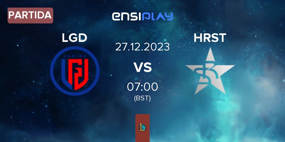 Partida LGD Gaming LGD vs Huya RST HRST | 27.12