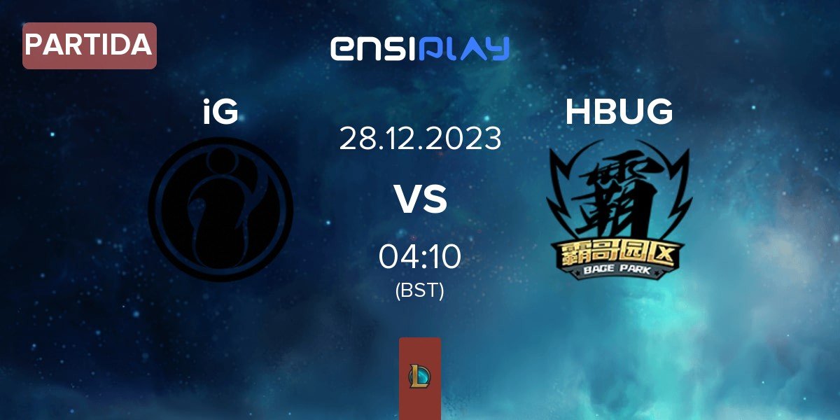 Partida Invictus Gaming iG vs Huya BUG HBUG | 28.12