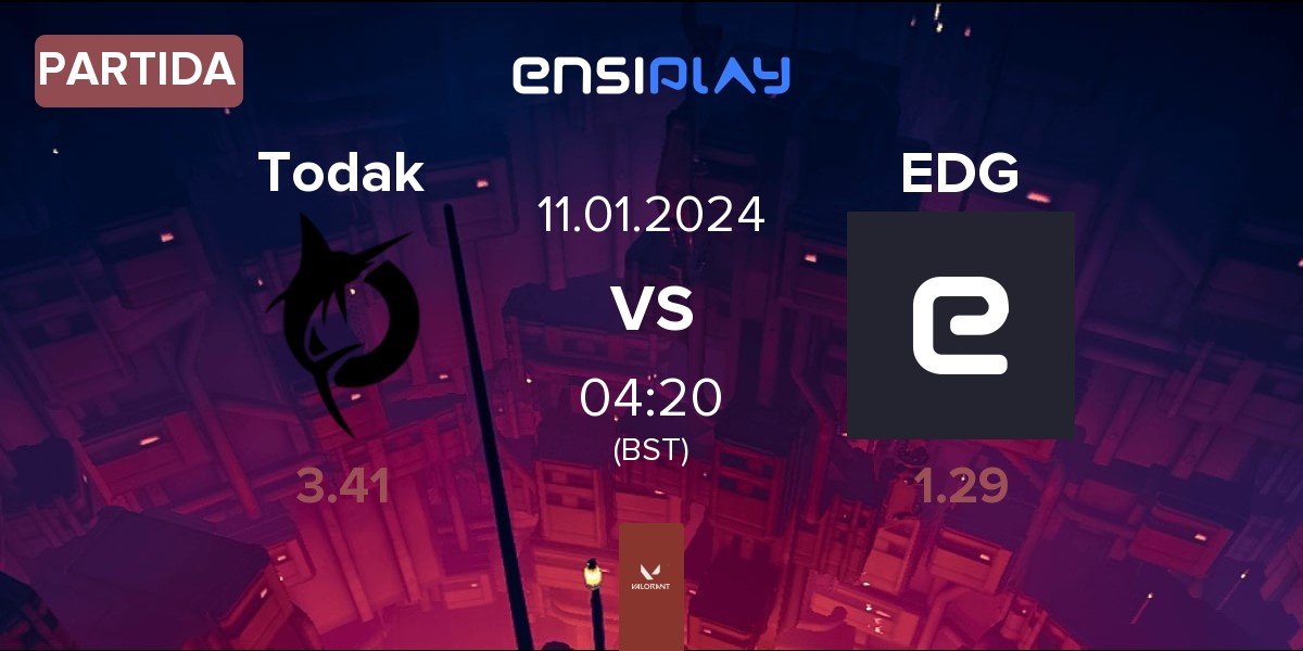 Partida Team Todak Todak vs Ender Dragon Gaming EDG | 11.01
