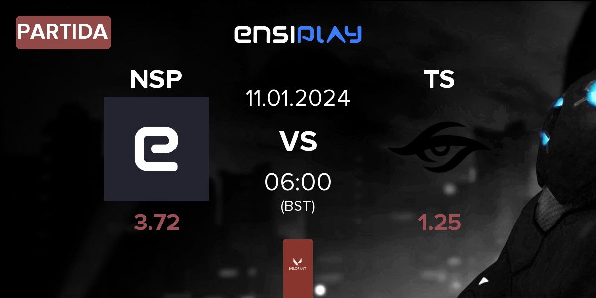 Partida No Salary Peek NSP vs Team Secret TS | 11.01