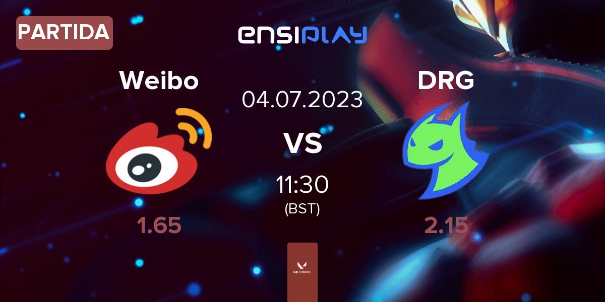Partida Team Weibo Weibo vs Dragon Ranger Gaming DRG | 04.07
