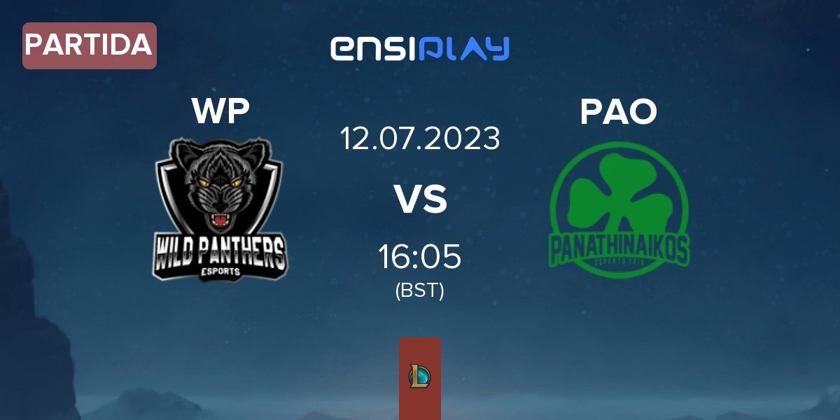 Partida Wild Panthers WPE vs Panathinaikos AC PAO | 12.07